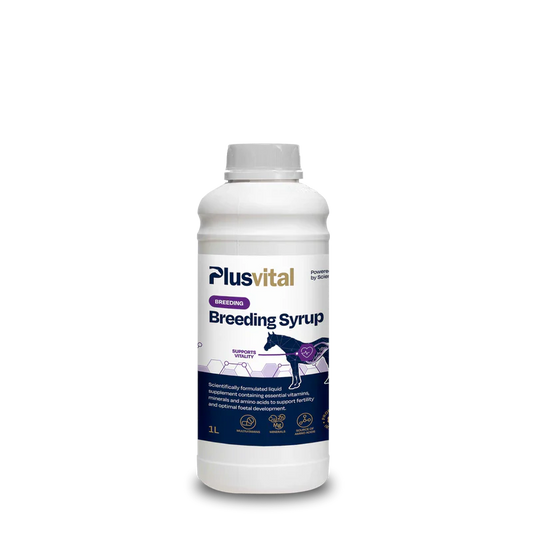 PLUS VITAL Breeding Syrup - Napredna podpora za plemenske kobile, žrebce in žrebeta