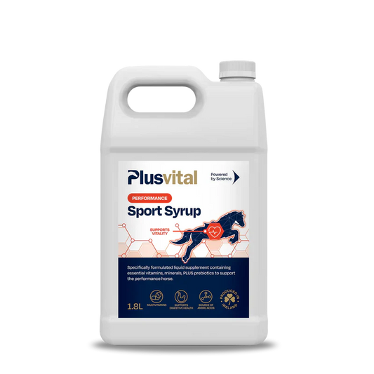 PLUS VITAL Sport syrup - napredna podpora za konje v športu